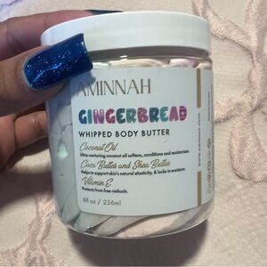 Aminnah Gingerbread Whipped Body Butter new and retails for $32.00 USD